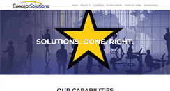 Desktop Screenshot of concept-solutions.com